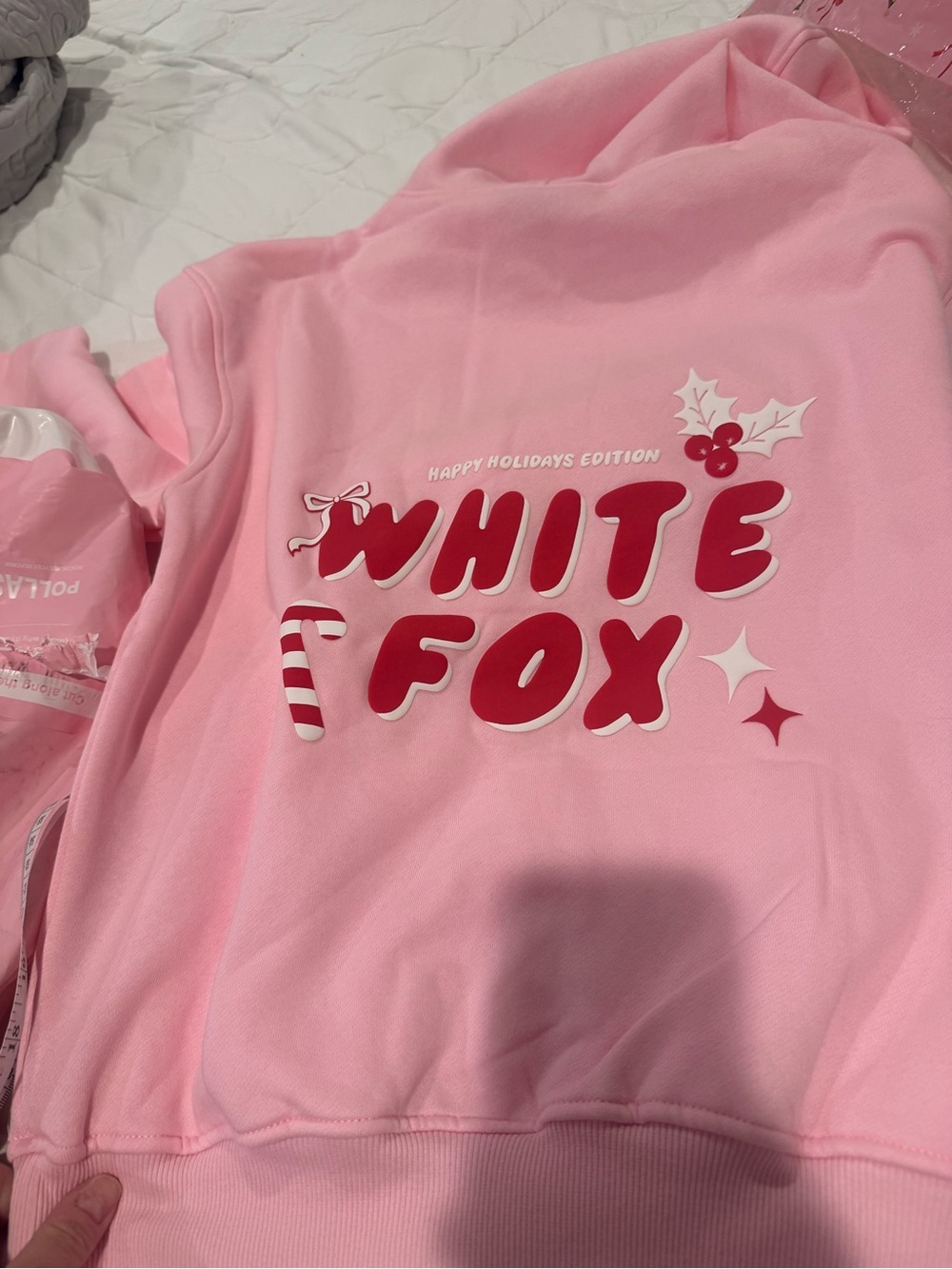 White fox favorite time of the year hoodie new